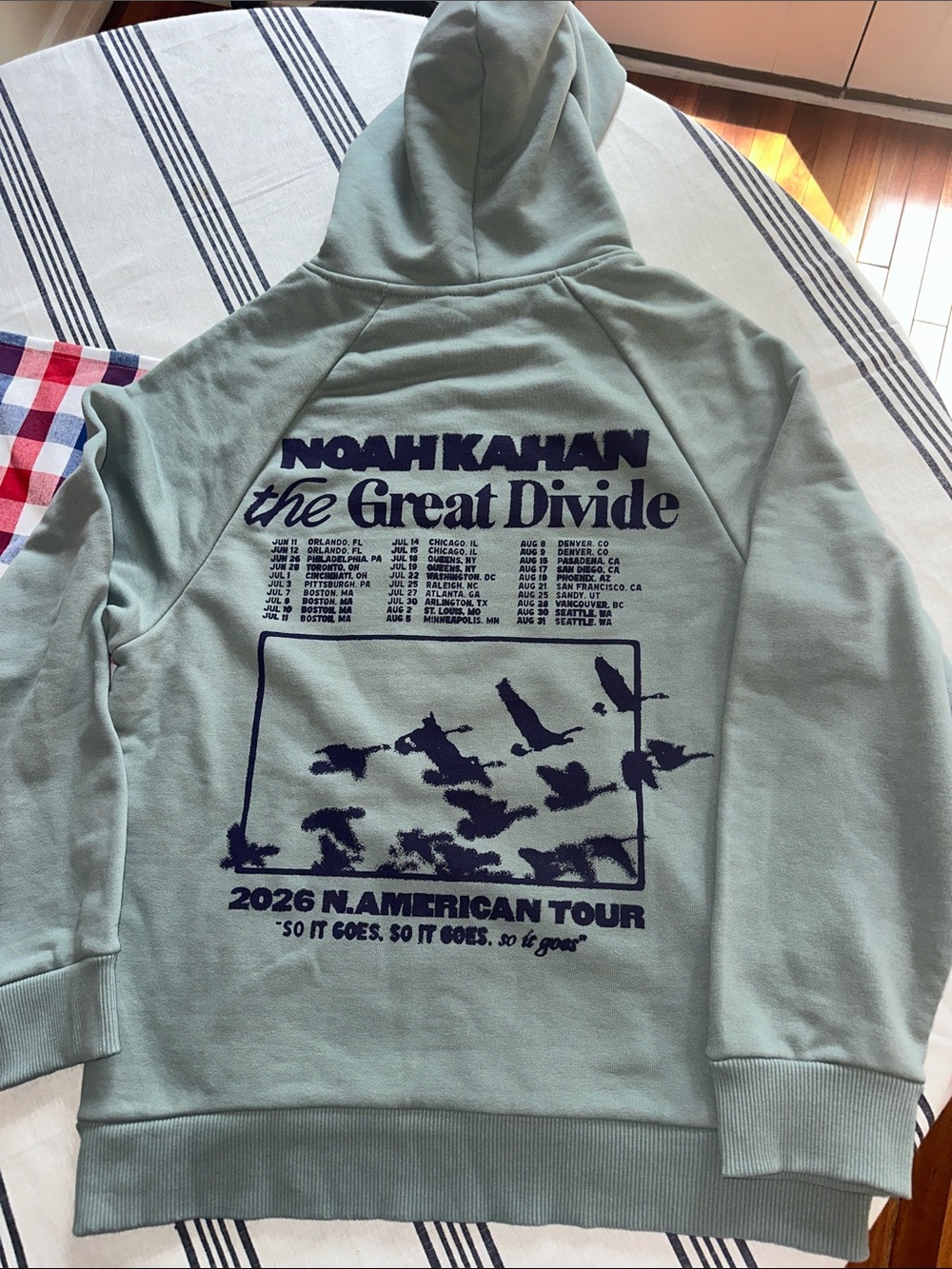 Noah Kahan Official THE GREAT DIVIDE concert hoodie - Picture 2 of 3